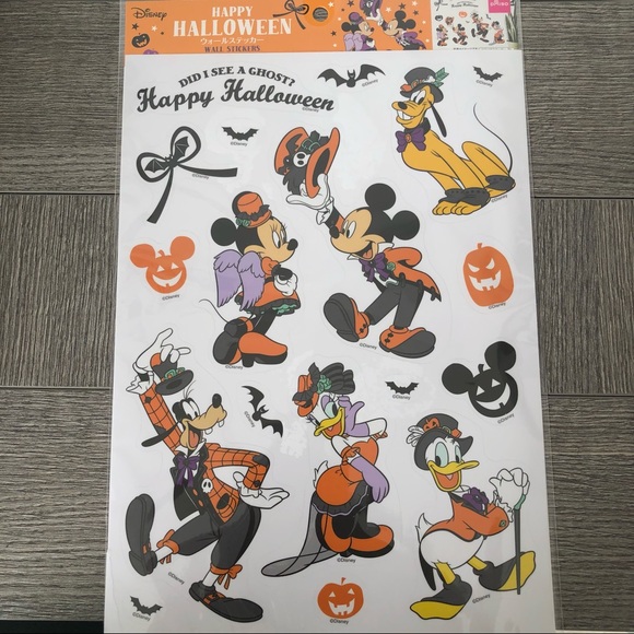 Disney Mickey & Friends Halloween Wall Stickers - Picture 1 of 2